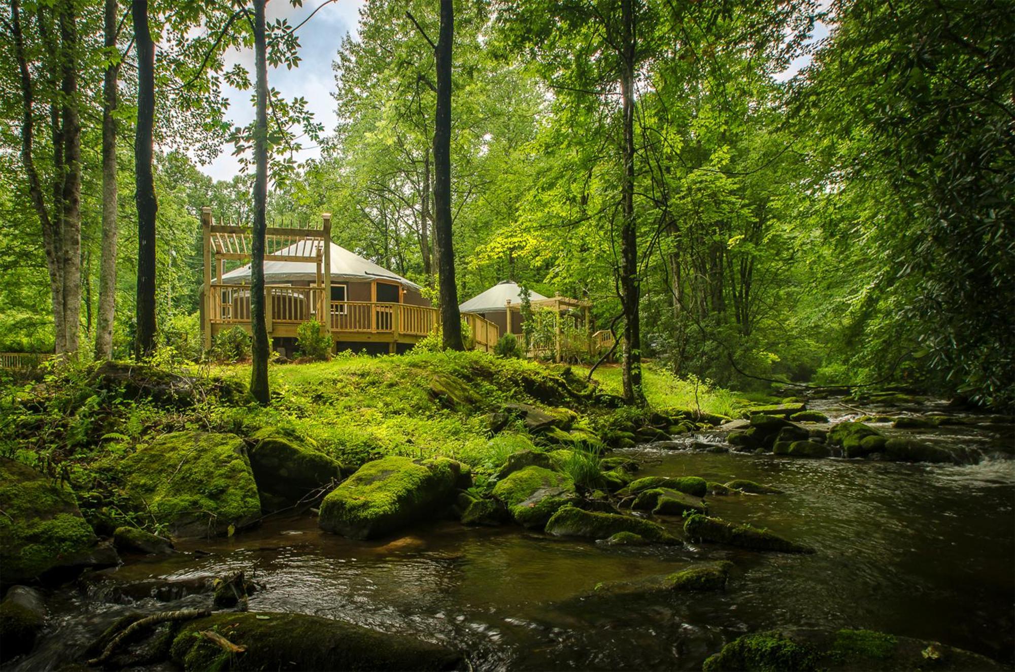 Staynantahala - Smoky Mountain Cabins Aquone Eksteriør billede